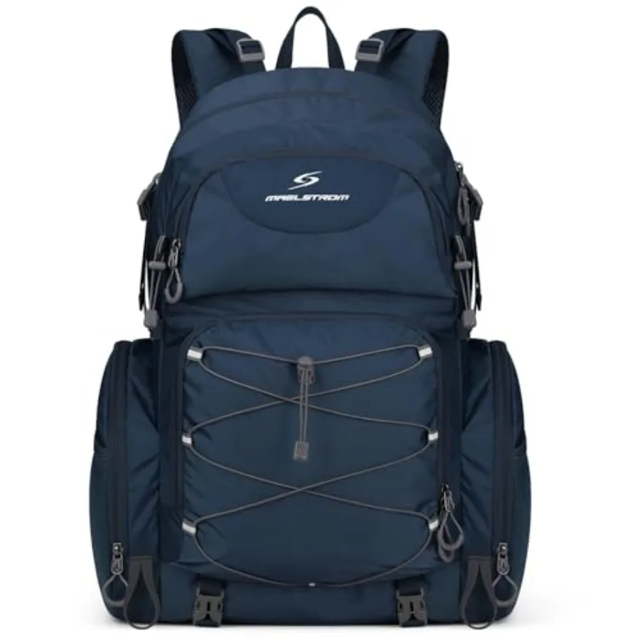 

Hiking Backpack, 40L Waterproof Camping Daypack for Men and Women, Lightweight Travel Pack with Rain Cover