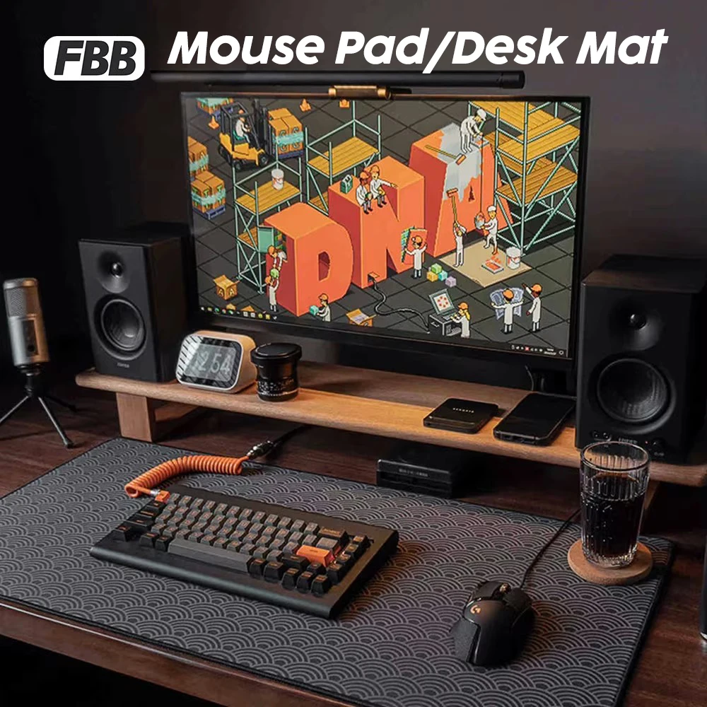 

Многоразмерный игровой коврик для мыши FBB, коврики для клавиатуры и мыши, креативный японский коврик для киберспорта, настольный коврик для компьютерных аксессуаров, 4 мм T