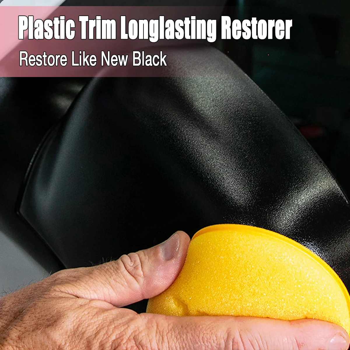 EXPLASTOR Plastic Restorer Cars Ceramic Plastic Coating Trim Restore, Shines & Protects Plastic, Restores Faded and Dull Plastic