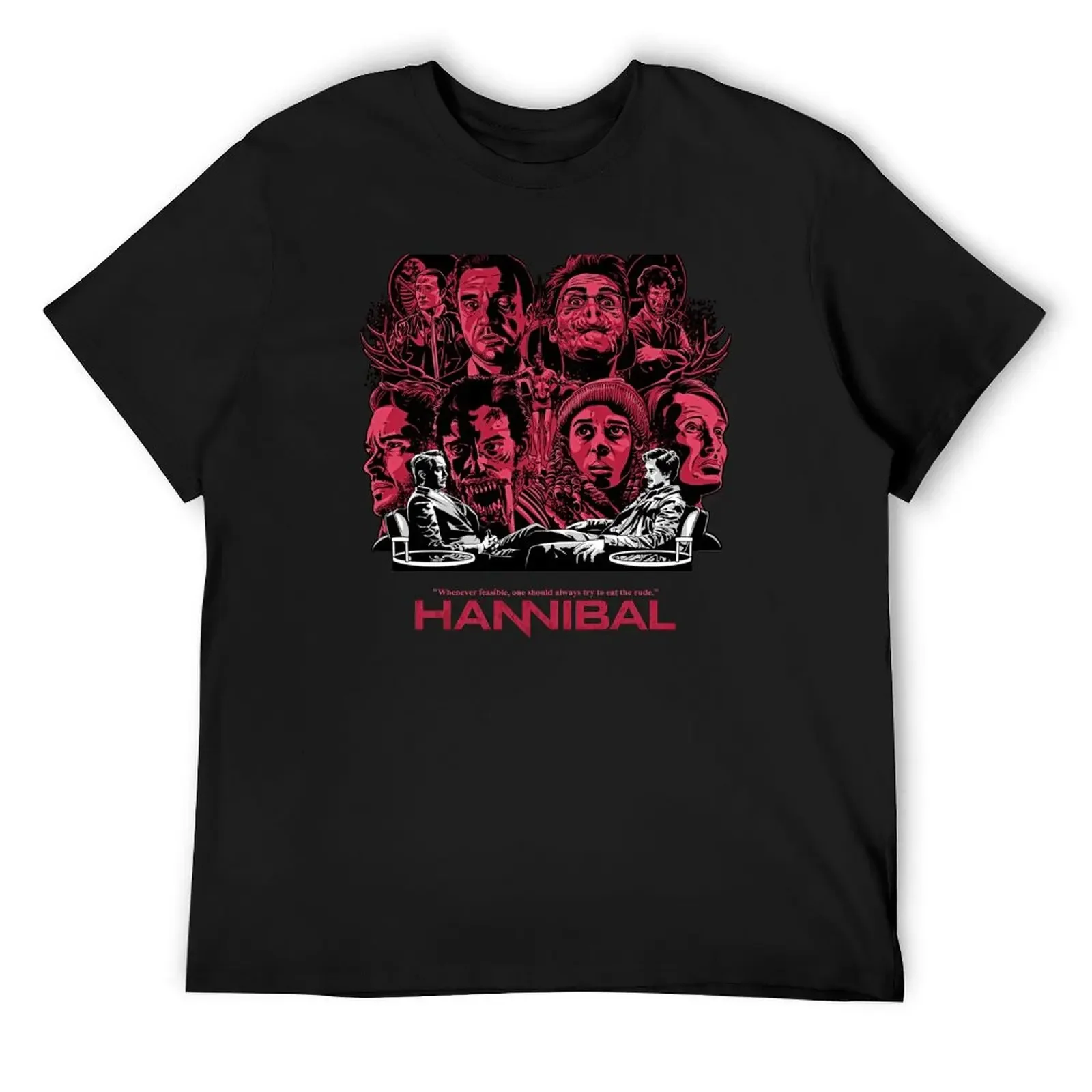 

Hannibal - Eat The Rude T-Shirt croswit shirt man summer 2025 mens shirts graphic tee