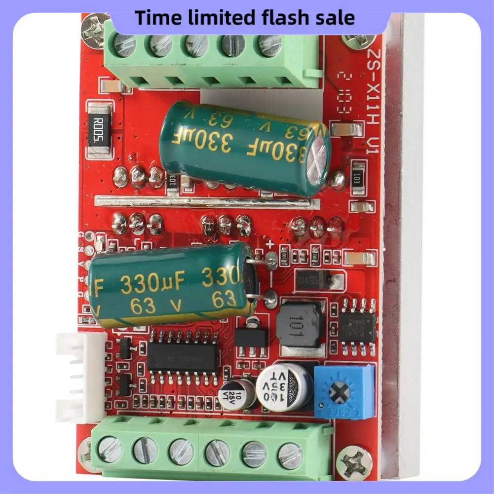 

A40T 2X DC6-60V 400W BLDC Трехфазный контроллер бесщеточного двигателя постоянного тока ШИМ Холл Драйвер управления двигателем 12 В 24 В 48 В