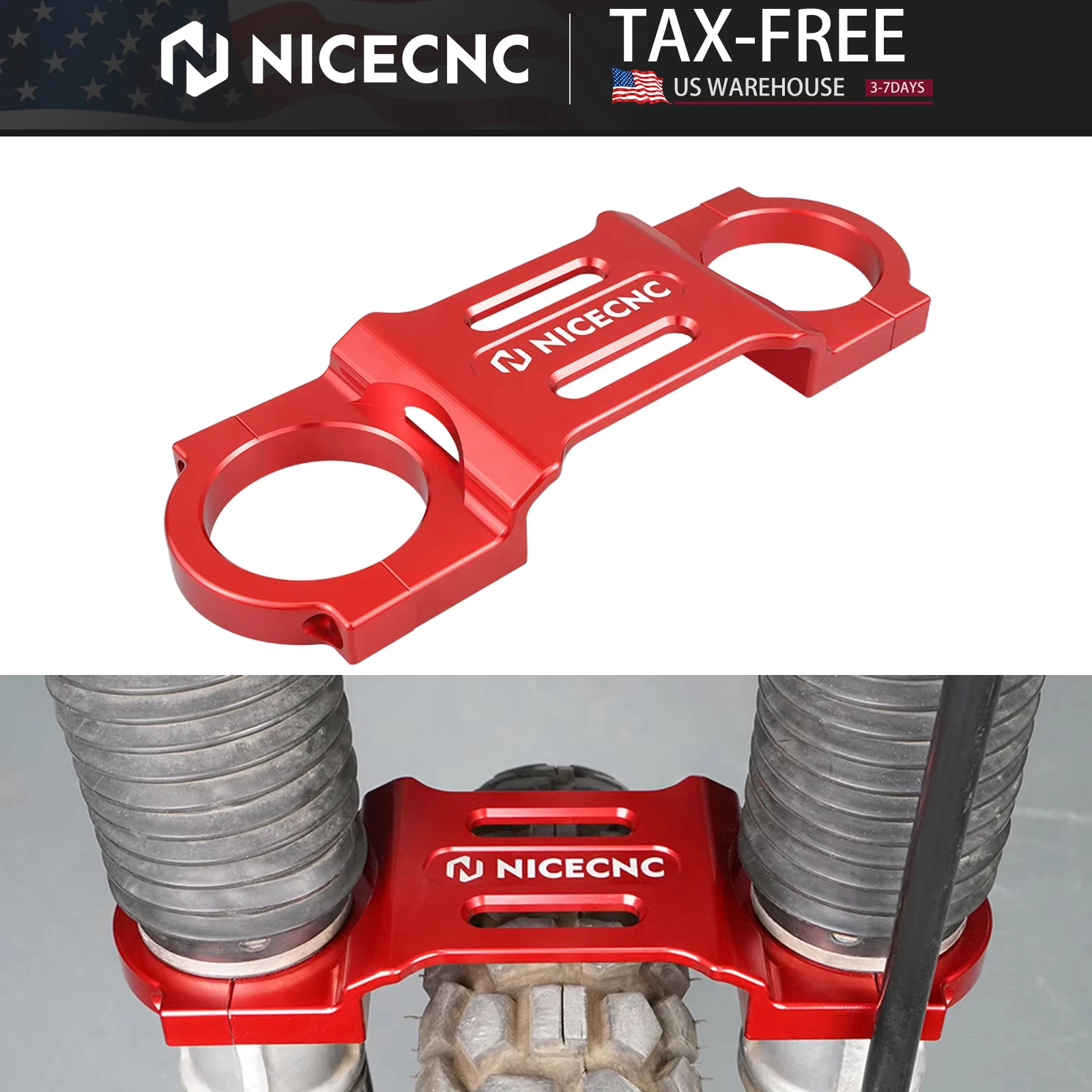 

NICECNC для Honda XR650L 1993-2025 2024 2023 мотоциклетная передняя вилка, распорка, комплект стабилизатора вилки XR 650L, аксессуары, заготовка из алюминия