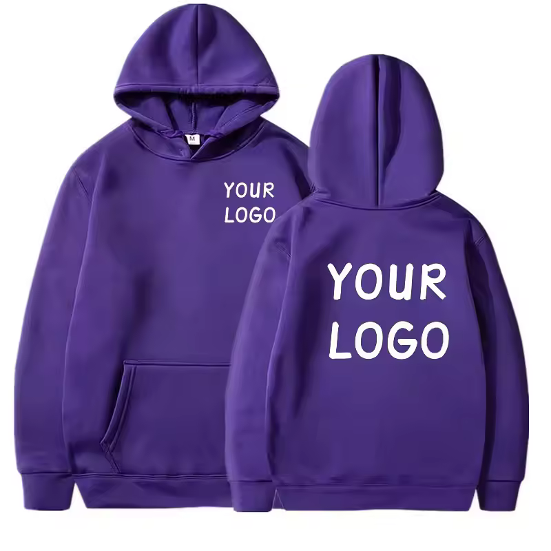 DIY Custom Your Brand LOGO  Men Women Casual Hoodie  Top Solid Color Pullover Street Personality Sweatshirt Custom Gifts - Image 10