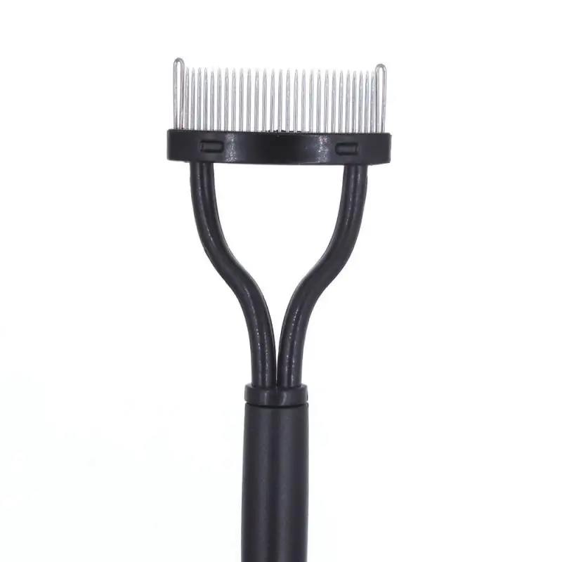 Peigne à cils en métal pliable, guide applicateur de mascara, séparateur de cils, brosse à cils en métal, outils de maquillage de beauté, cosmétiques