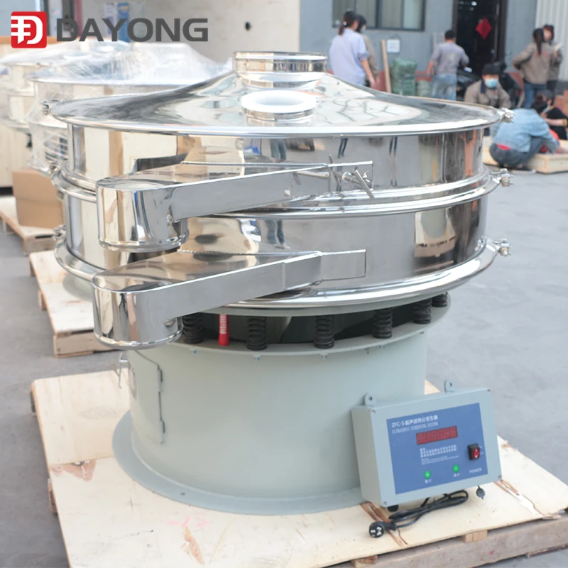 Industrial Round Vibration Screen Sieve For Sand Sorghum Chilli Powder New Condition Core Component Motor