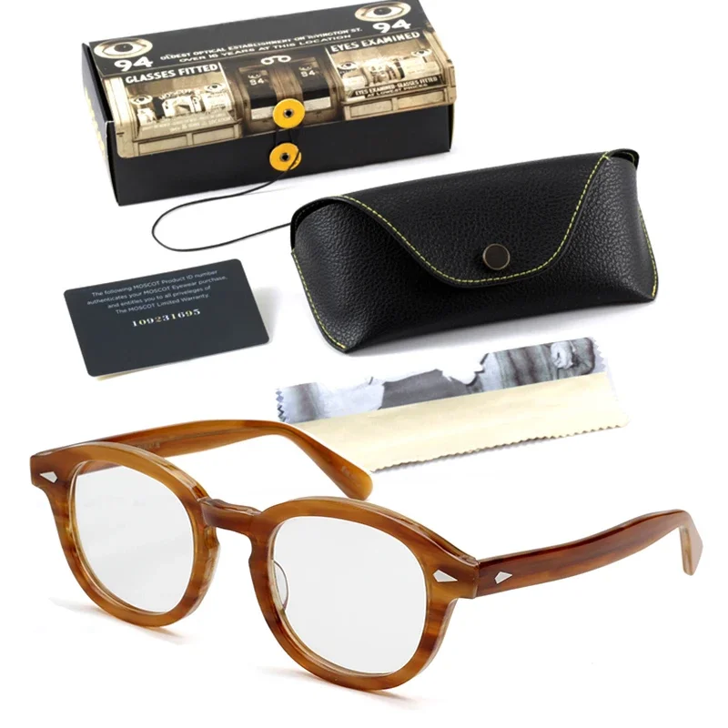 

Johnny Depp Lemtosh Eyeglasses Frame Men Optical Glasses Women Computer Goggles Clear Lens Luxury Brand Vintage Acetate Frame