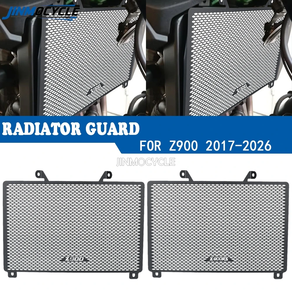 JINMOCYCLE Accessories Radiator Guard Grille Cover Protector FOR KAWASAKI Z900 Z900SE Z900RS Z 900 SE RS 2017-2026 2025 2024