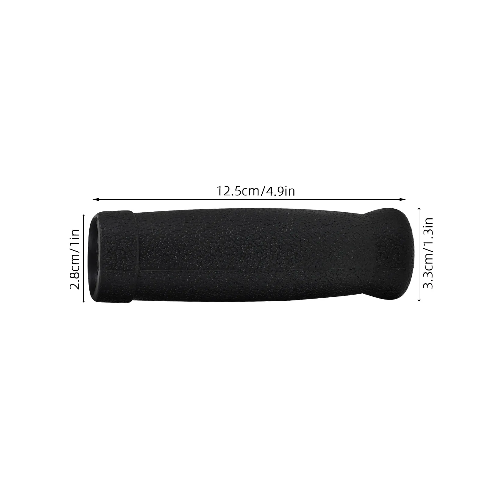 2Pcs Barbell Grips Weightlifting Dumbbell Handle Sleeve 4.92x1.3inch Anti-Slip Soft Wrap for Pullup Bars Strength Training
