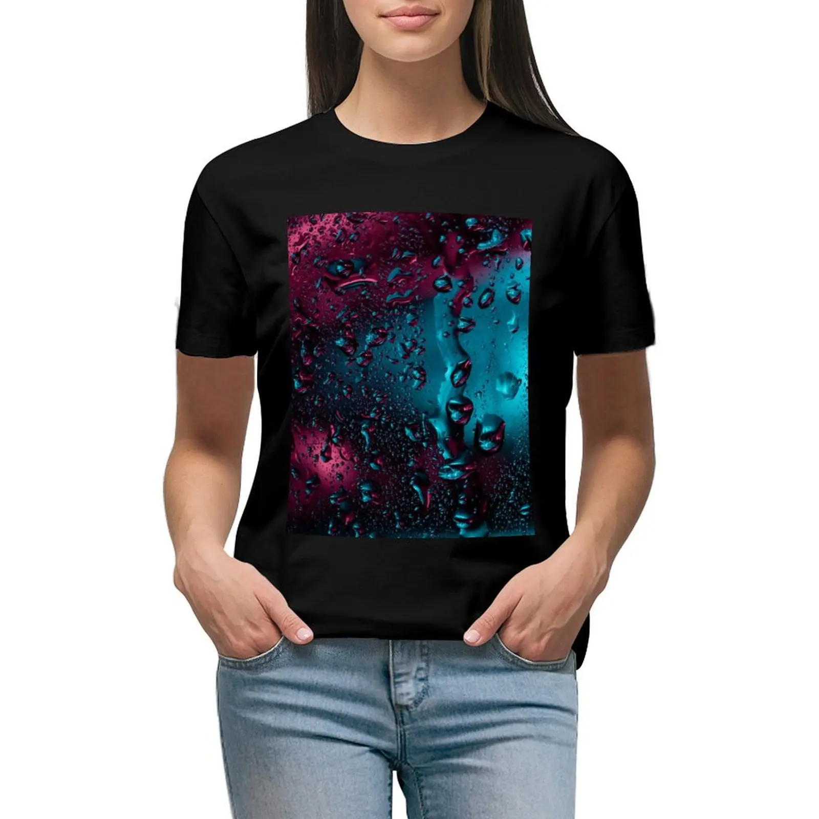 

Neon Lights T-shirt tees lady clothes aesthetic clothes spring clothes Women 2024