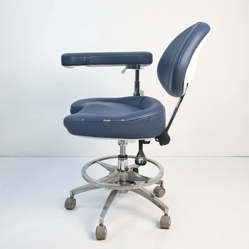 DurableSingle armrest chair Doctor surgery seat Dentist lift pulley swivel chair Beauty salon special stool