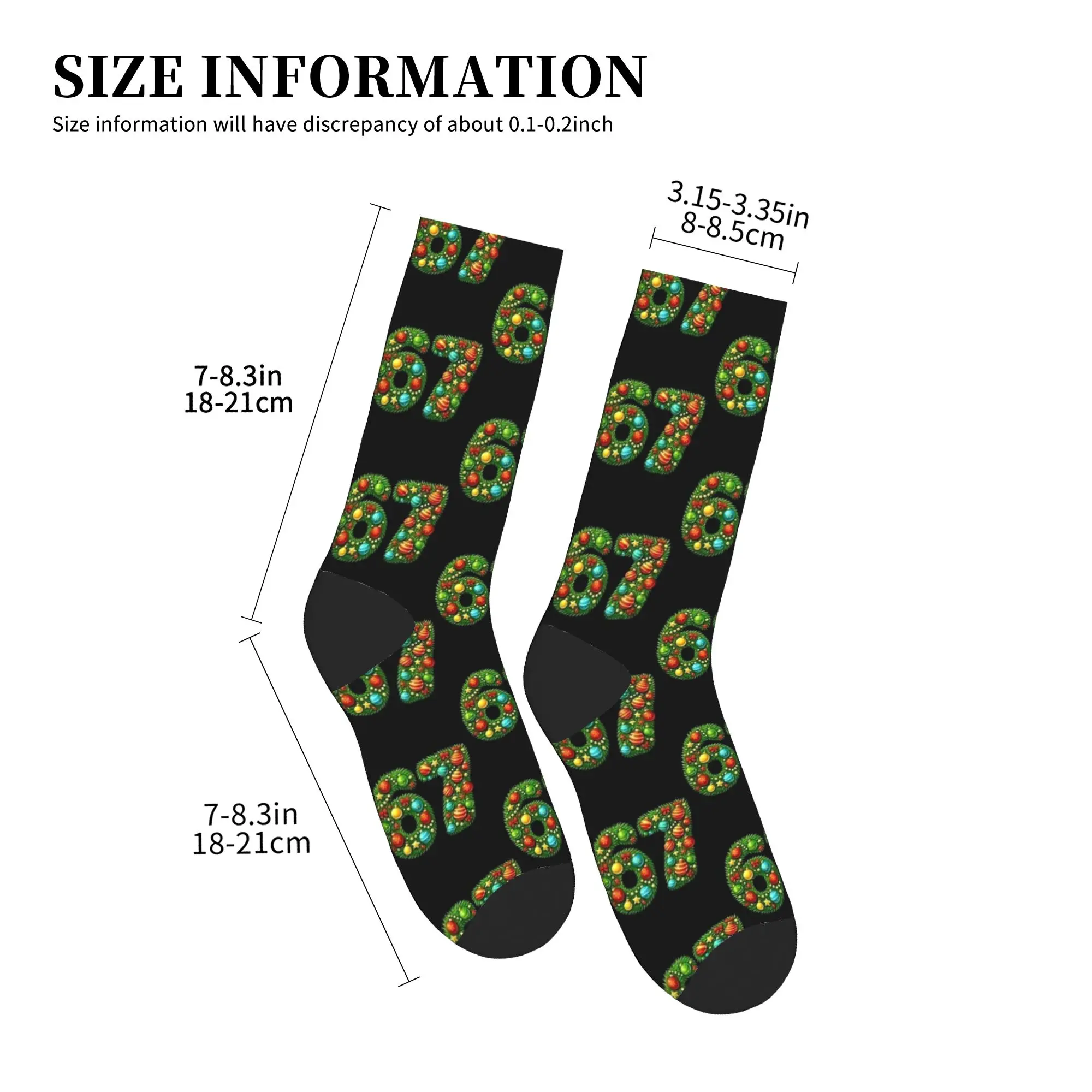 Six Seven 6 7 Meme 67 Skeleton Hand Funny Christmas Meme Medias Calcetines de hombre Calcetines vintage de calidad Calcetines de invierno para correr
