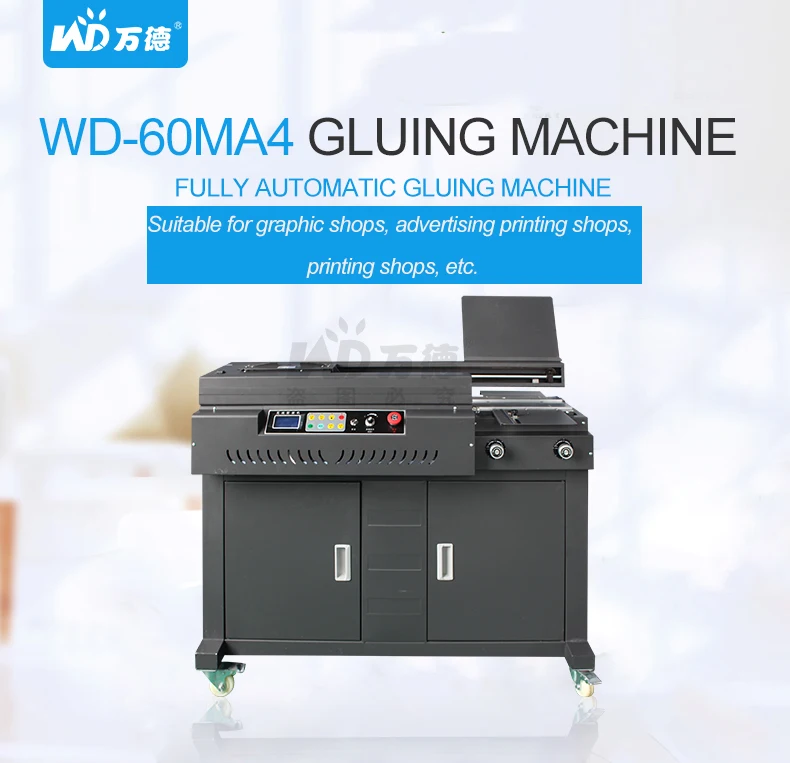Macchina rilegatrice automatica per la produzione di colla a caldo per notebook (WD-60MA4)