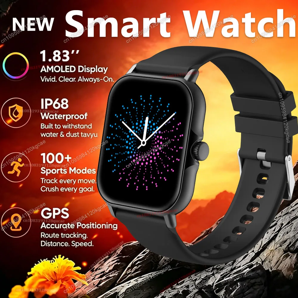 Smart Watch For Android IOS Watches 2.01'' Display Bluetooth Call Message Alert Music Sports Mode Smartwatch Men Women Gift Hw12