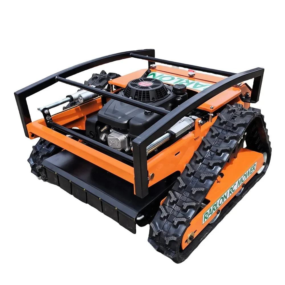 Gasoline Remote Control Lawn Mower Crawler/Wheel type Automatic cordless atv Grass cutter machine