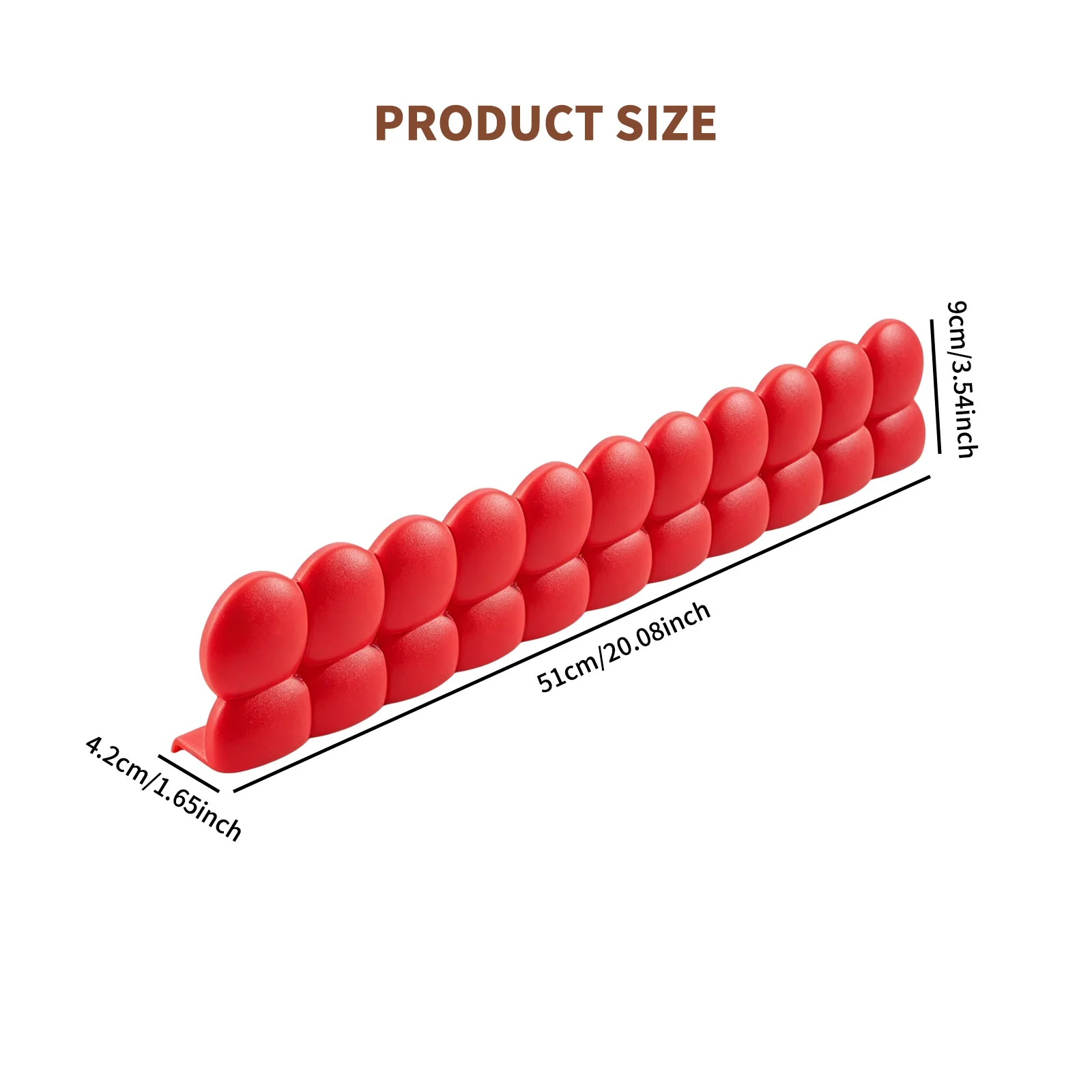 Silicone Sink Splash Guard with Suction Cups Water Barrier Easy To Clean 9.3cm Height for Kitchen Sink Cooktop Bathroom Tub Use view 6