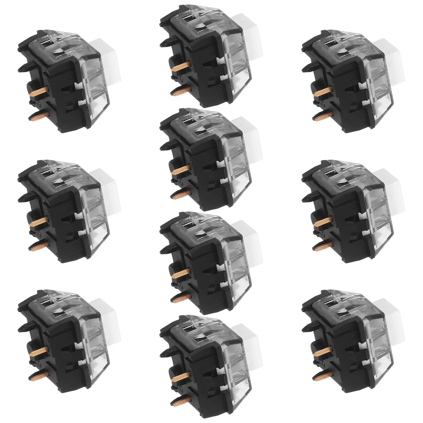 

10Pcs Mechanical Keyboard Shaft Body White V2 Clicky Switches Gaming Keyboard Switches Speed Typing High Performance