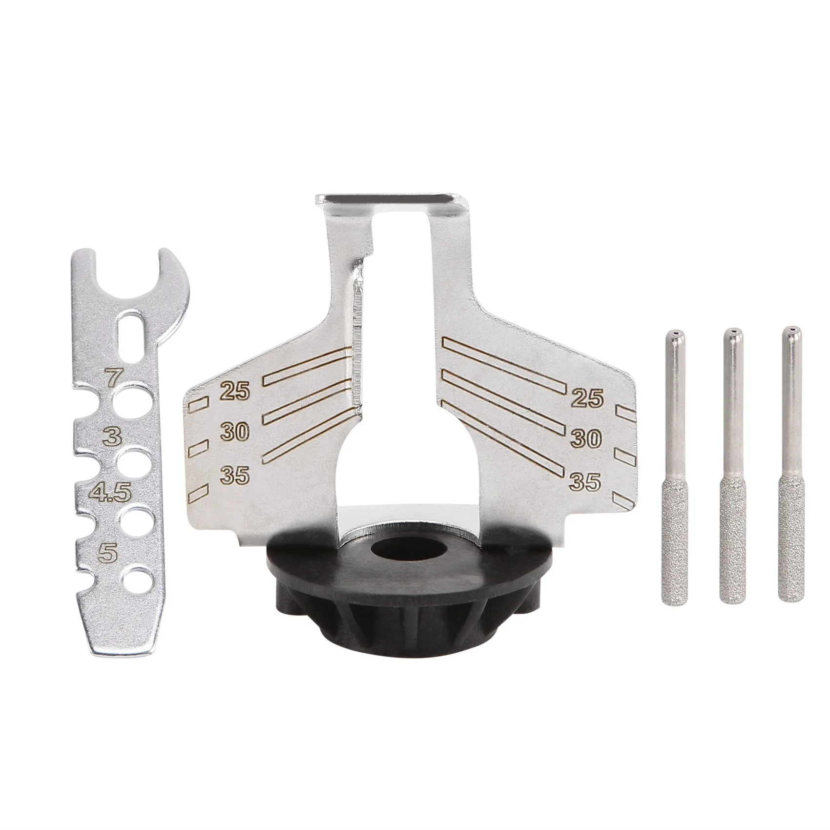 Kit pengasah gergaji mesin, Set Aksesori bor, alat pengasah pemoles, pengasah gergaji listrik