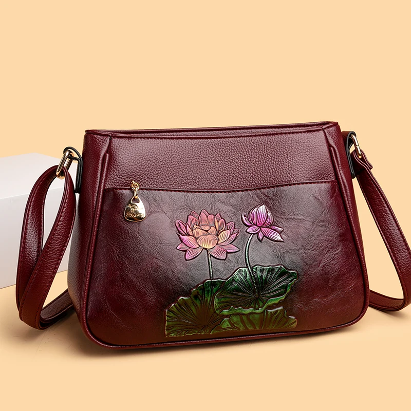Ladies Luxury Brand Handbags Sac A Main Crossbody Bags for Women 2026 Leather Shoulder Bags Female Messenger Bag Soft Bag image 3