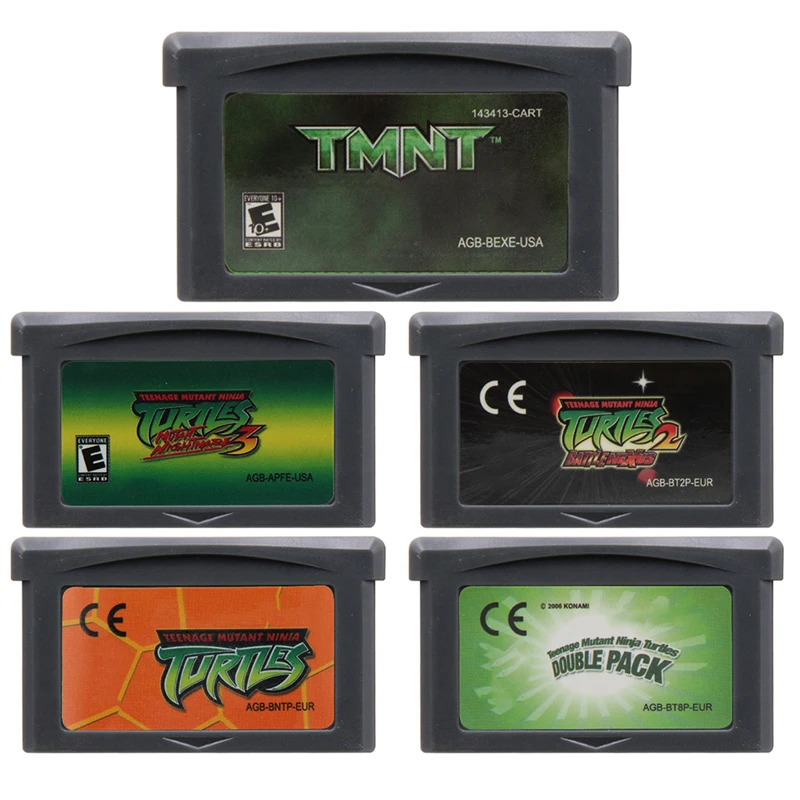 

GBA Game Cartridge tTMNT Series 32 Bit Video Games Console Card