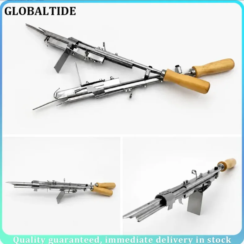 Manual Tufting Gun Cut Pile Loop Pile Carpet Making Tool Long Pile Weaving Wool Knitting Machine for Rug DIY 8-15mm/45-53mm