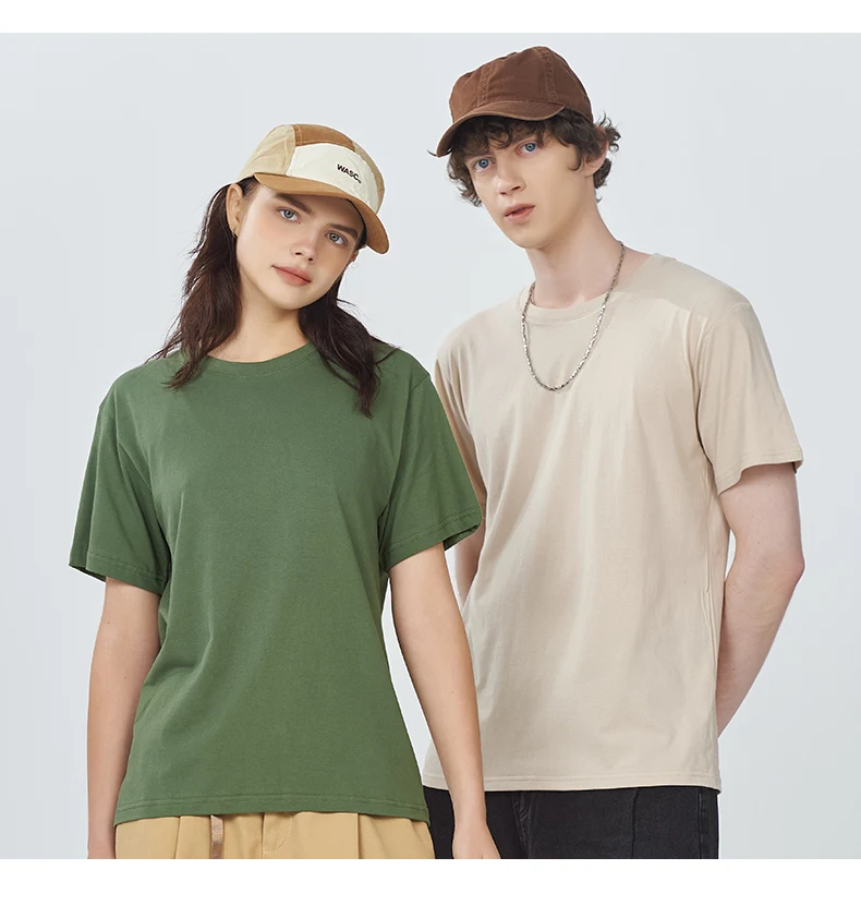 

High Quality 100% Cotton 180g Solid Color Blank T Shirt for Unisex Short Sleeve T-Shirt