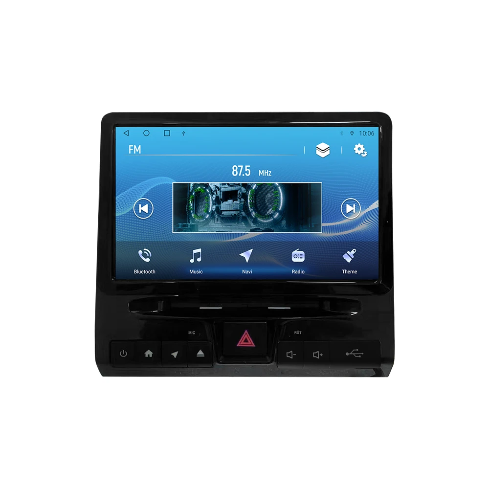 لسيارة Toyota LC70/76/78/79 2007 - 2024 9 بوصة نظام تحديد المواقع العالمي للسيارة مع DVD وCarPlay ونظام Android Auto وHD الوسائط المتعددة بشاشة لمس