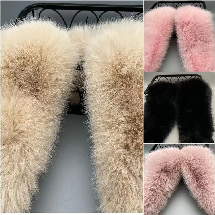 

4cm Long Plush Thickened Fox Like Fabric for Fashion Extra Thick Handmade DIY Fur Collar Clothing Soft Cloth Sewing Material