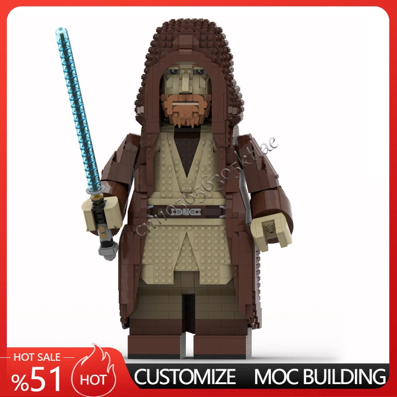

2784PCS MOC Customize Space Battle Commander ObiWan Megafigure Model Custom Puzzle TechnologyDIY Creative Assembly Toy Kids Gift