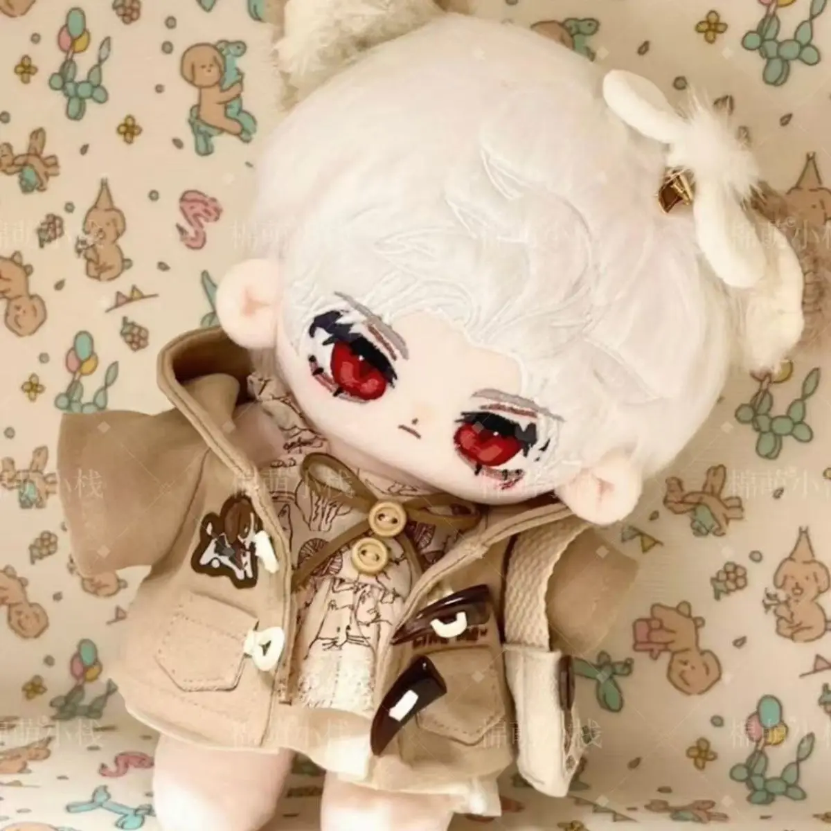 

Хлопковая кукла Love and Deep Space Qin Che Dark Crow, 20 см, товары для мужского персонажа, аниме-фигурка, подарок на день рождения для девочек, коллекционная