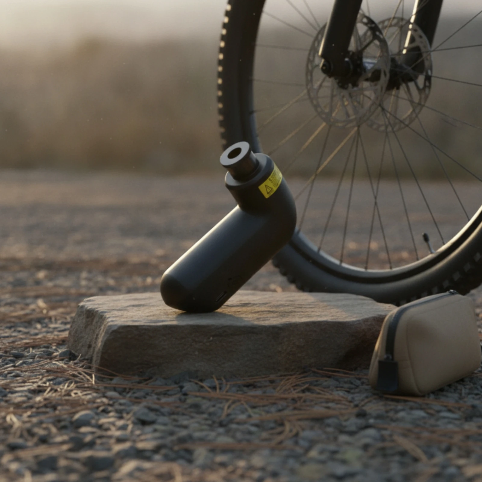 Portable Cycle Tire Pump Handheld Portable Cycle Pump Fast Inflation High Pressure for Cyclists, Cycling, Roadside