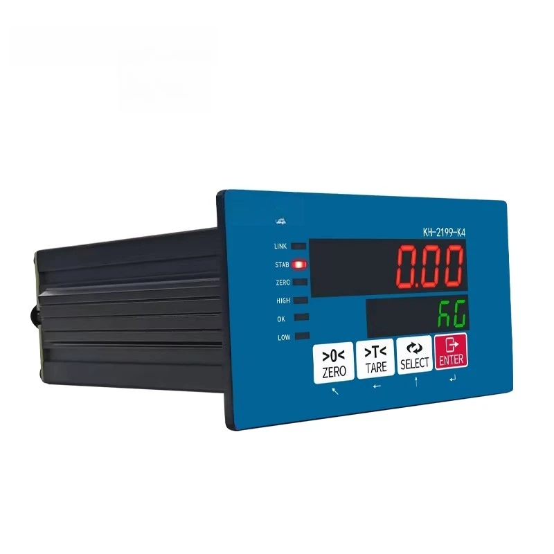 K4-B Panel-mounted Cell Dosage Compatible Indicator RS485 Enabled Panel-type Weight Display Weighing Control Weight Indicator