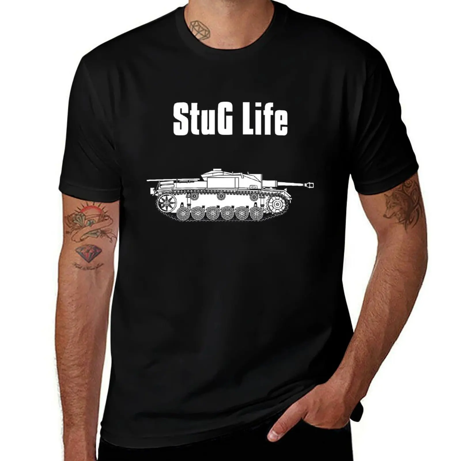 

StuG Life - Military History Visualized (Vertical Version) T-Shirt cotton t shirts high quality anime tshirt