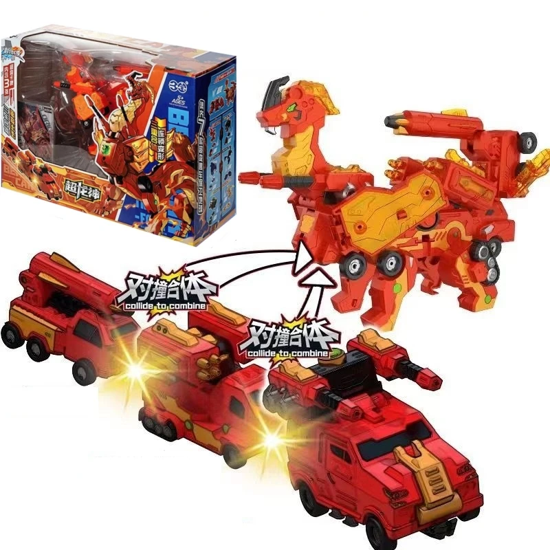 

Collide To Combine Burst speed transformation robot collision deformation car Mechanical beast action figures kids boys toys