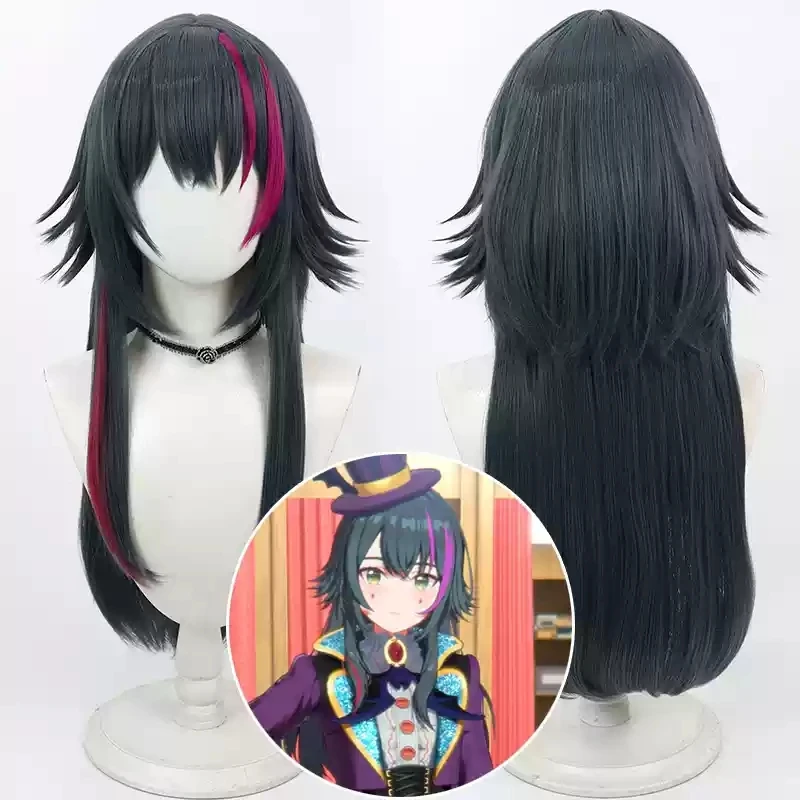 Two Types LoveLive! Gakuen IDOLM@STER Tsukimura Temari Cosplay Wig Long Heat Resistant Synthetic Hair Halloween Party