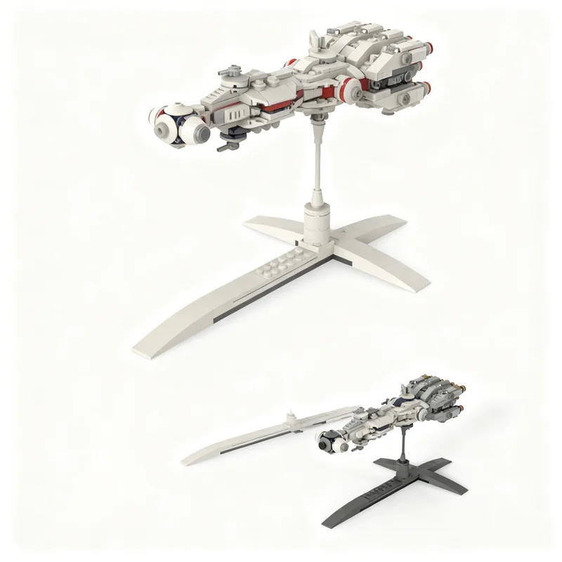 

1230PCS MOC Space Battle Mini Size Corellian Corvette Cr 70 90 Tantive Iv Liberator Model Assembly Building Blocks DIY Gift Home