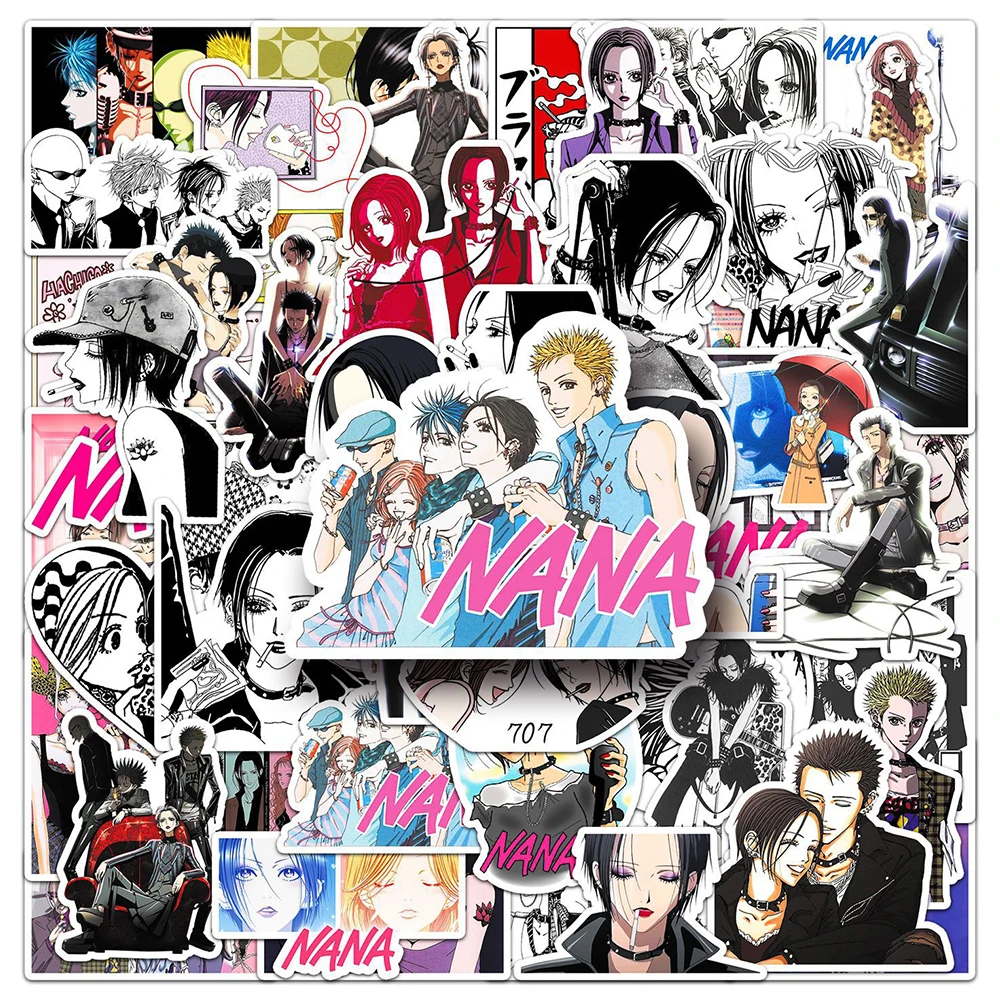 

10/30/50pcs Classic Cool NANA Anime Stickers Decals DIY Stationery Phone Fridge Car Bike Waterproof Cartoon Graffiti Sticker Toy