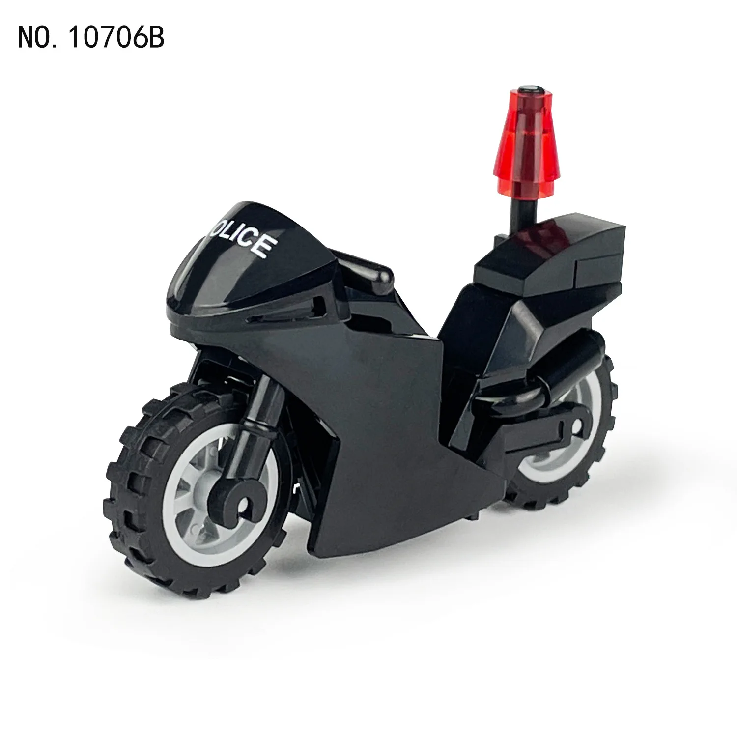 WW2 Military Army Soldiers World War 2 Police SWAT Motorcycle Model MOC DIY ​Building Blocks Bricks Toys For Children Gift