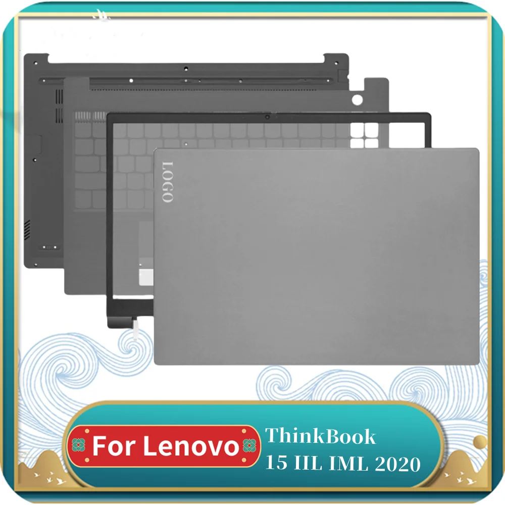 

NEW LCD Back Cover For Lenovo ThinkBook 15 IIL IML 2020 Wei6-15 Laptop Front Bezel Palmrest Bottom Case Hinges Cover Top Case