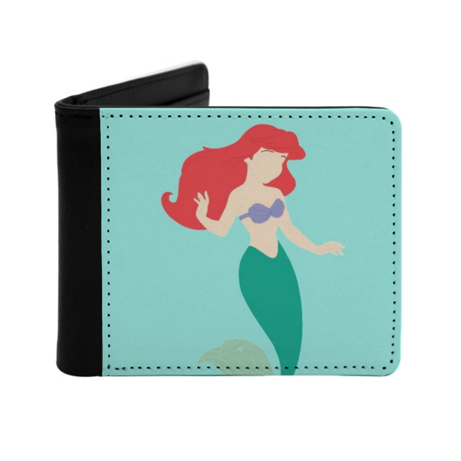 

Wouldn'T You Think I'M The Girl Personalized Men's Leather Wallet Card Money Bag Pu Leather Wallet Little Mermaid The Little