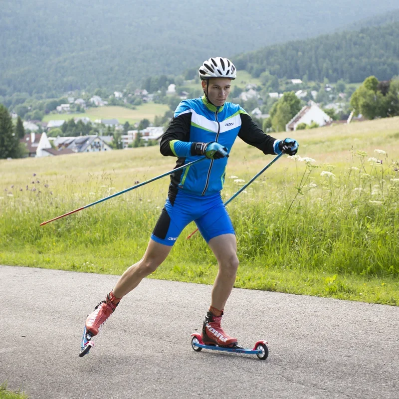 

Carbon Roller Ski Classic Skate Two Wheel Roller For Summer Skiing