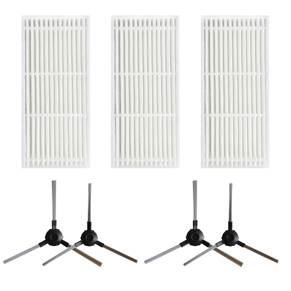 

Replacement Side Brush Filter Kit for RobZone Duoro XClean Robot Vacuum Efficient Dust and Dirt Removal Accessories