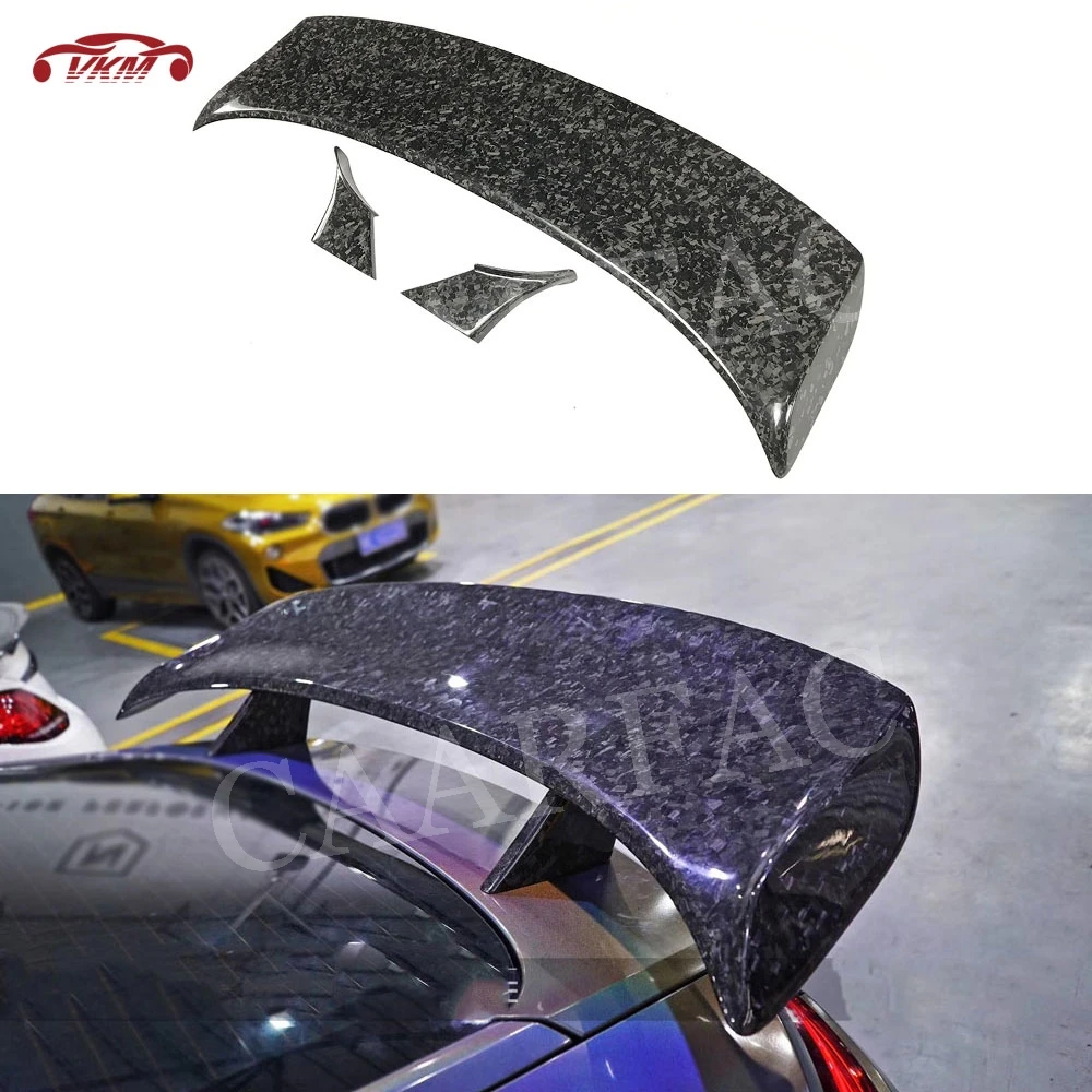 Dry Carbon Fiber Car Tail Rear Trunk Spoiler For Porsche Panamera 971 2017-2019 Forged Carbon GT Wings