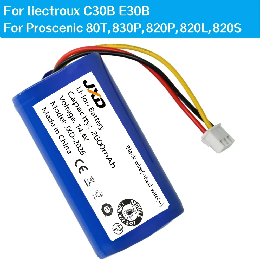 

100% Оригинальная перезаряжаемая батарея 14.4V 3500mAh D071-INR-CH-4S1P для роботов-пылесосов Proscenic Neo 820P 830P Liectroux C30B