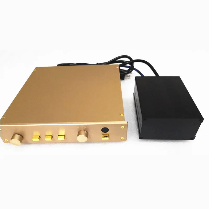 إصدار نسخ المضخم المسبق الجديد preamp FM155 Classic FM155 من إنتاج رجل عجوز Audiophile أسود ذهبي للاختيار