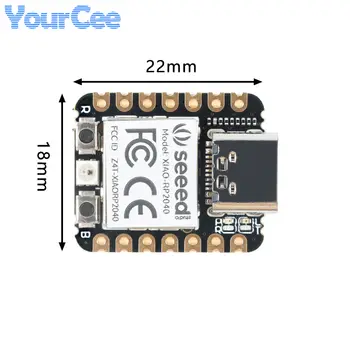 2 adet/1 adet Seeed XIAO RP2040 Seeed studio Seeeduino Raspberry Pi Geliştirme Kartı Modülü Arduino/MicroPython/CircuitPython için 6 best sales Xiao rp2040 - №2