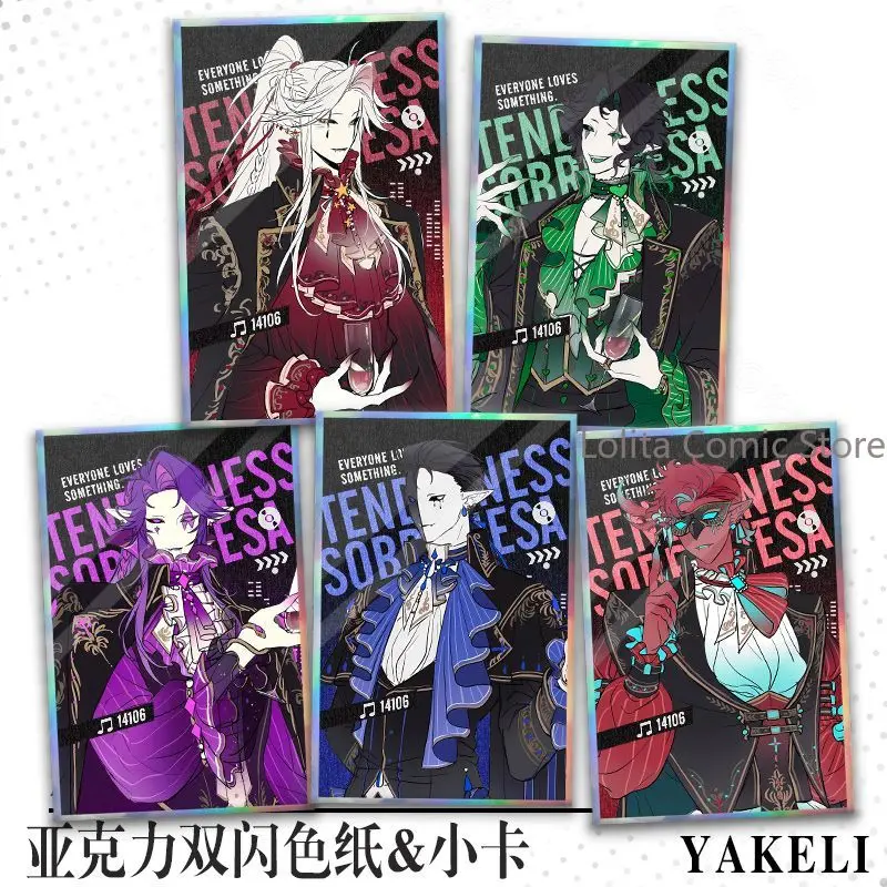 

Anime The Freak Circus Harlequin Pierrot Jester Ticket Taker Doctor Colored Paper Acrylic Shikishi Ornament Decor Gift Cosplay