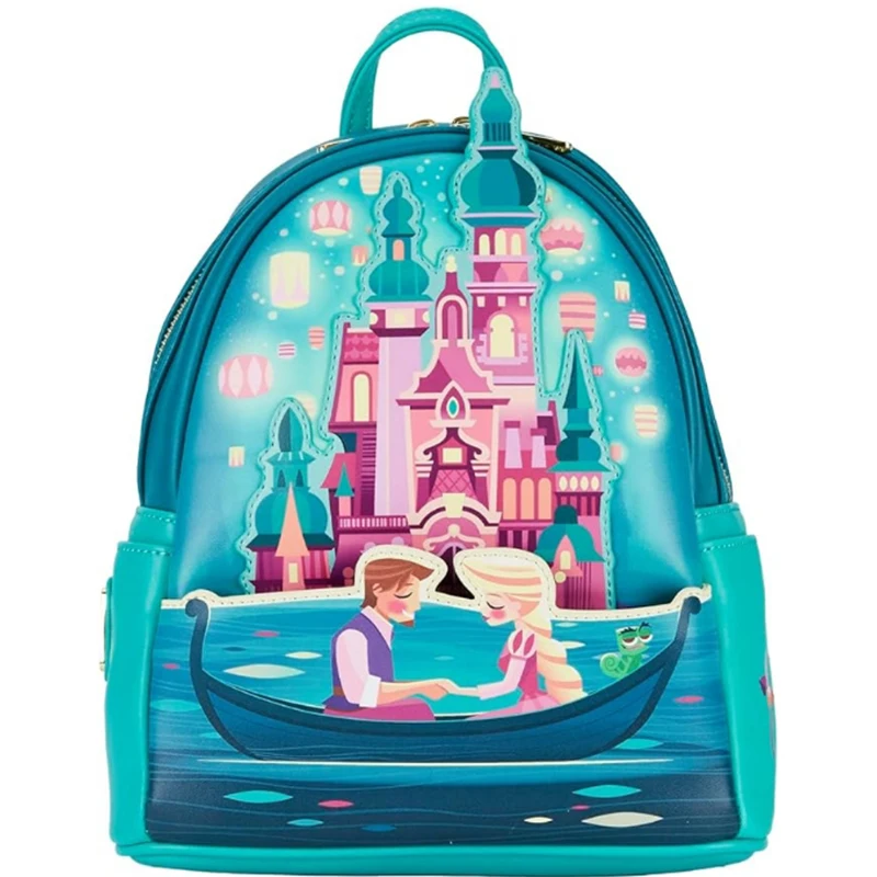 De kleine zeemeermin Ariel Fireworks Villains Ursula Mini-rugzak Lady dubbele schouderrugzakken