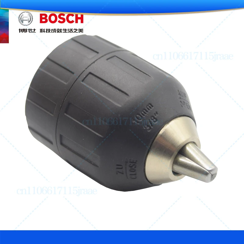 Untuk chuck bor tangan BOSCH 1.0-10mm plastik self-locking quick chuck diameter lubang 3/8 10mm