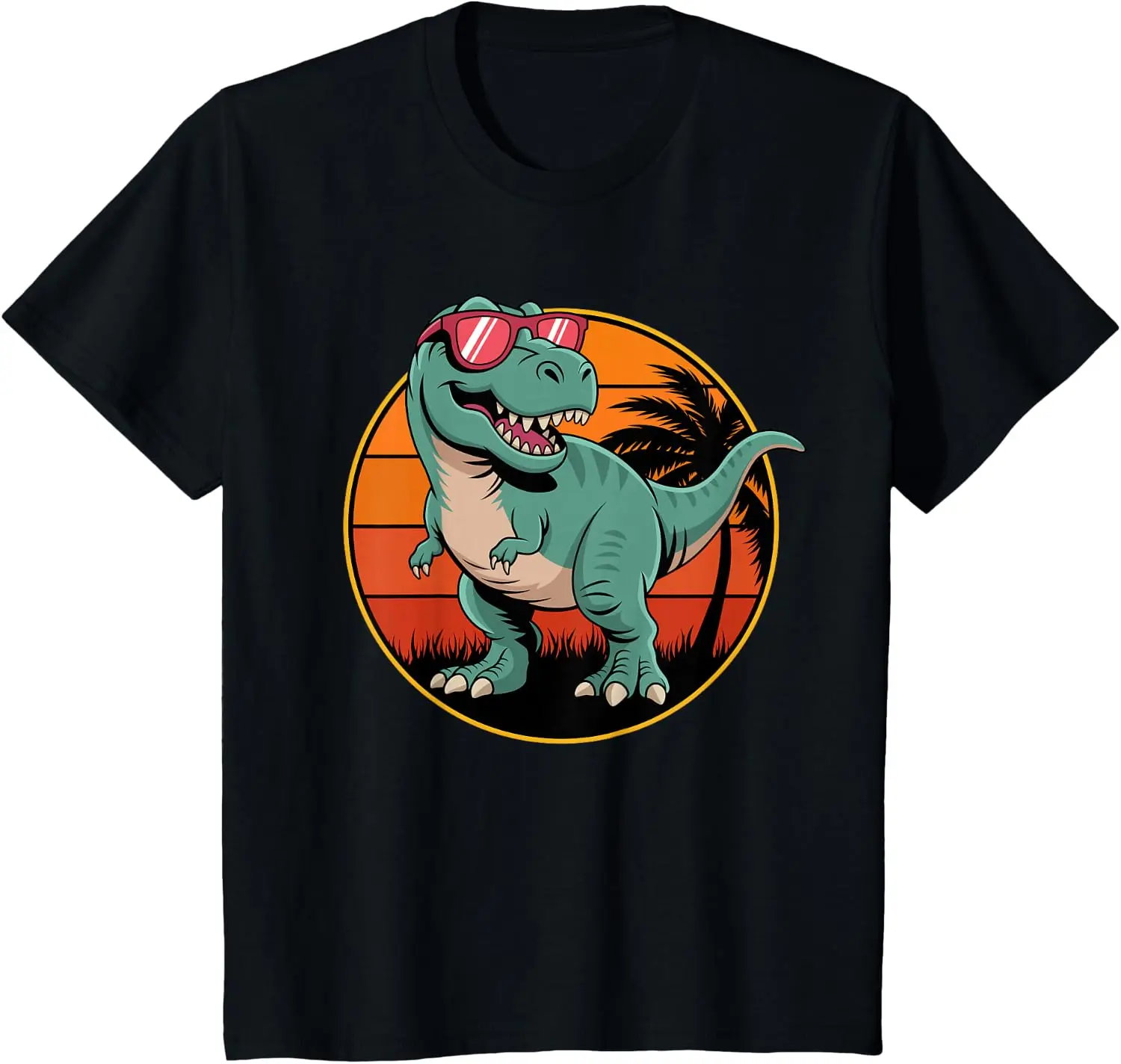Dinosaur T Rex Tyrannosaurus Funny Prehistoric Kids Boys T-Shirt Unisex Children’s Wear Casual Cotton Kid Graphic T Shirts