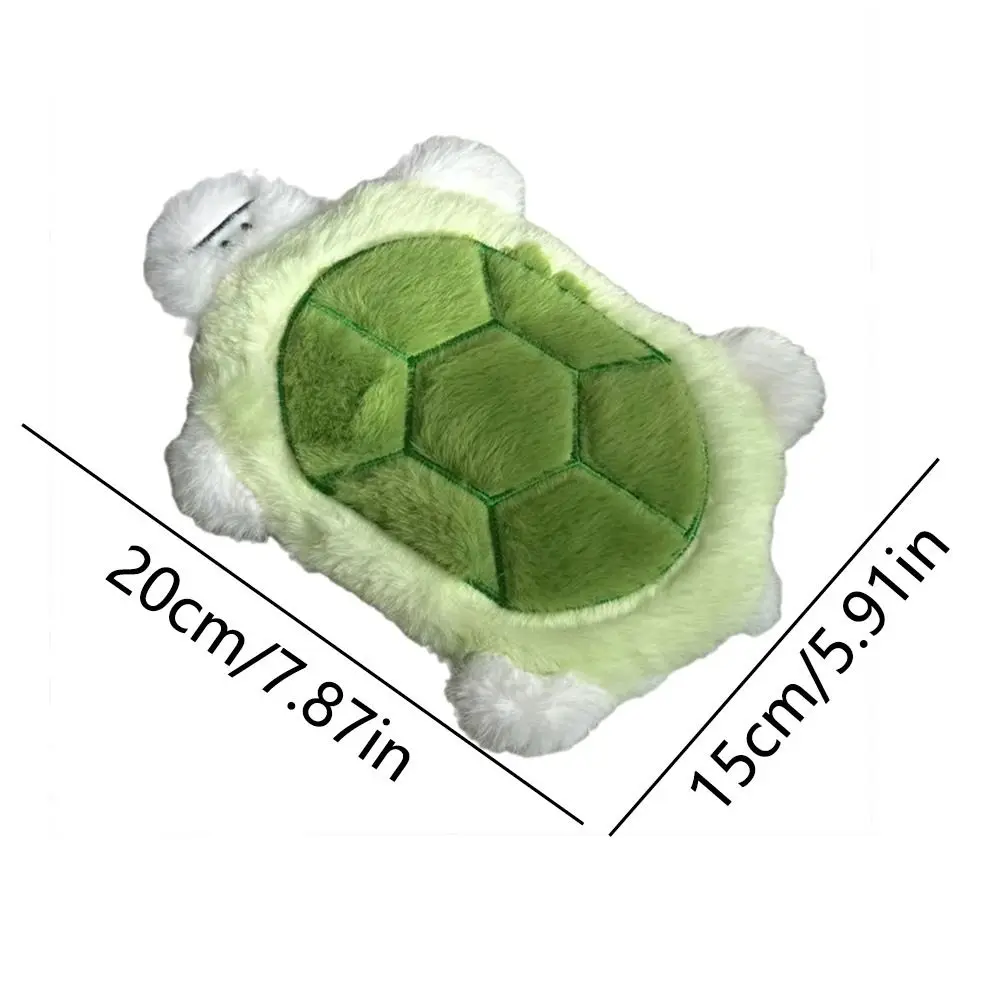 Large Capacity Little Turtle Pencil Case Portable Plush Cartoon Cosmetic Bag Comfortable To Touch Multifunctional